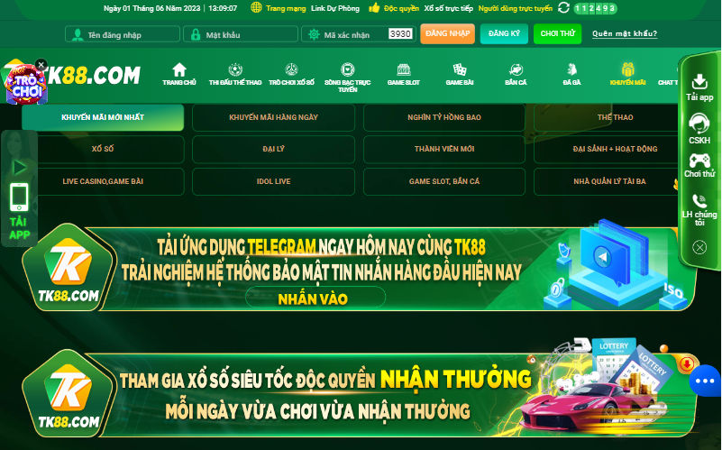 TK88 - Trải nghiệm hấp dẫn thế giới cờ bạc trực tuyến