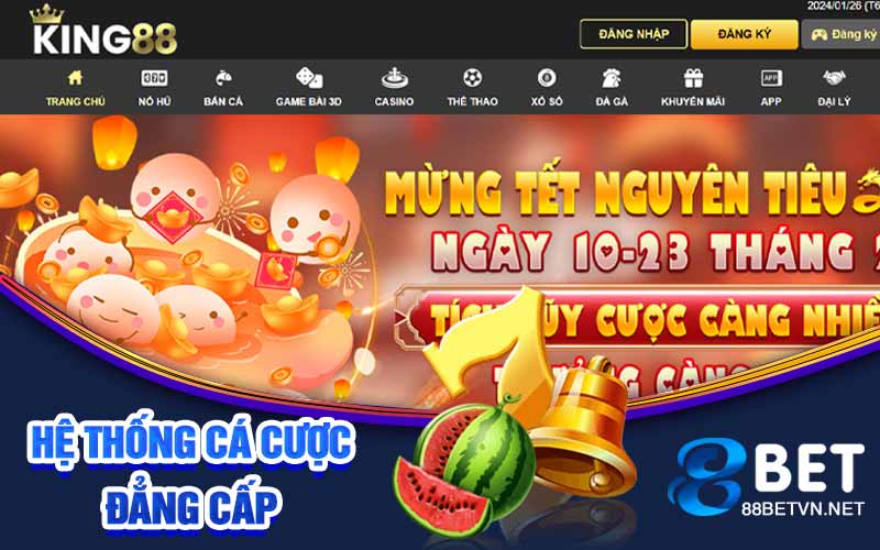 Nhà Cái King88 - Nơi Trải Nghiệm Cá Cược Đẳng Cấp Nhất